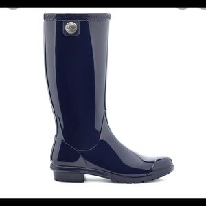 UGG rain boots- navy blue